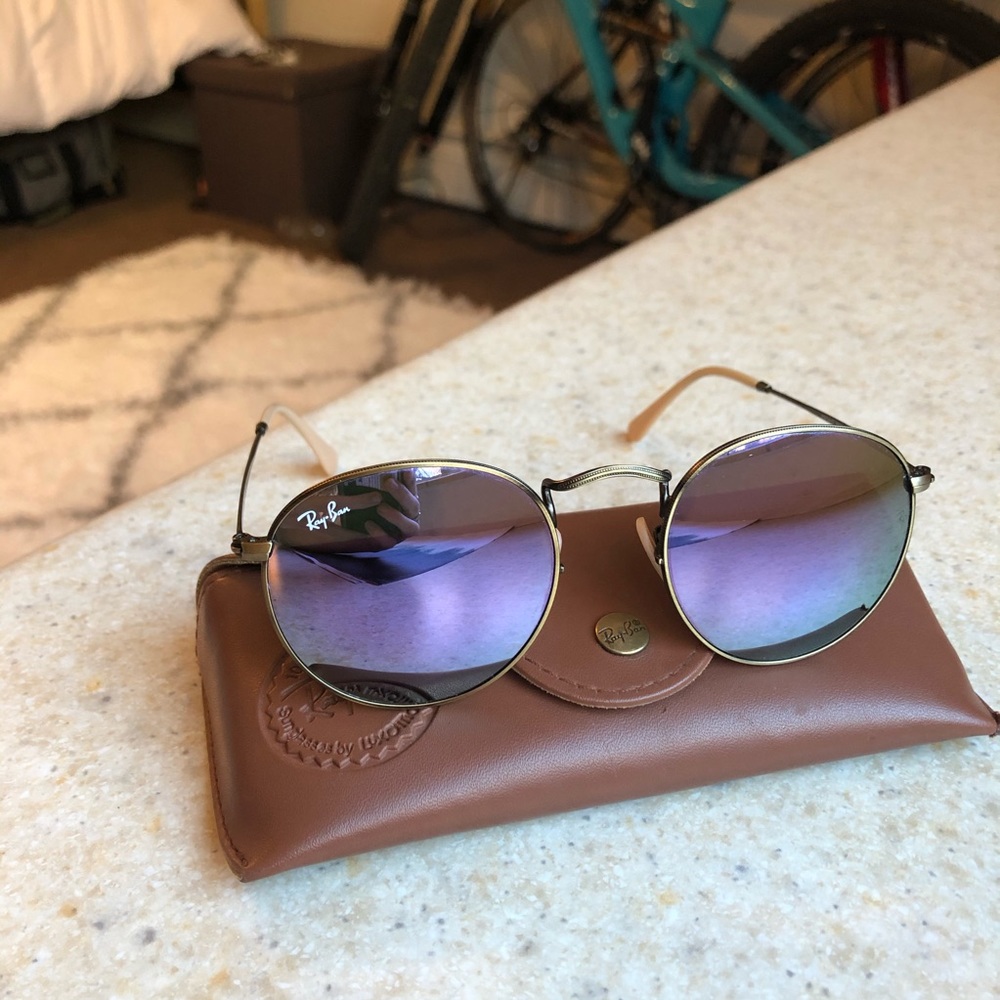 Ray-ban round mental sunglasses